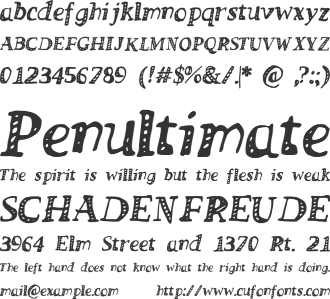 POW_ font preview