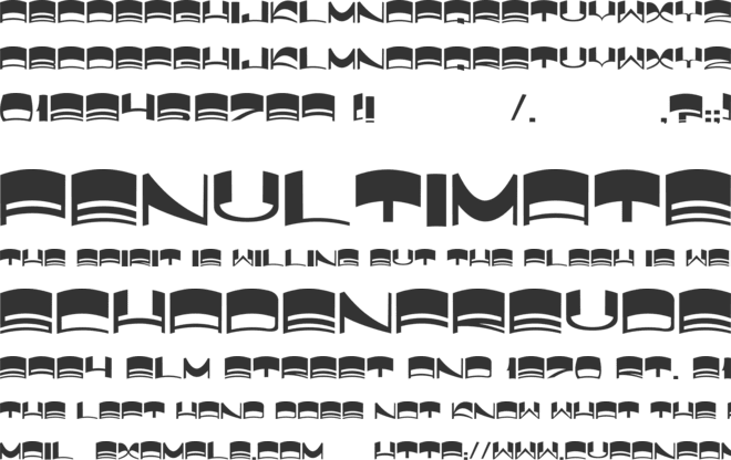 JMH Elixir font preview