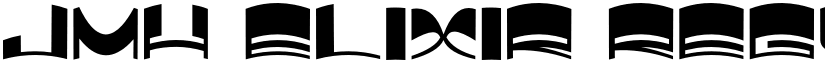 JMH Elixir Regular font
