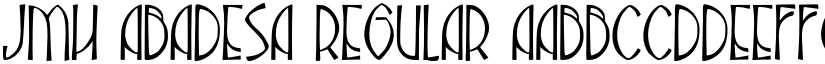 JMH Abadesa Regular font