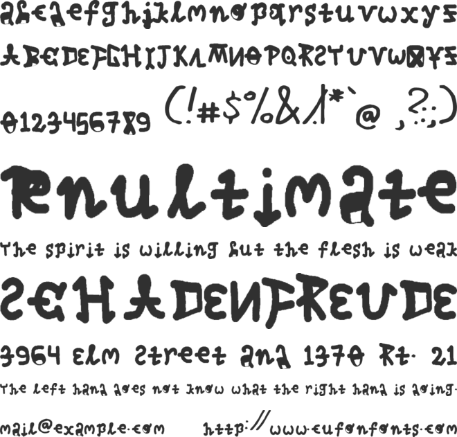 Special Simply font preview