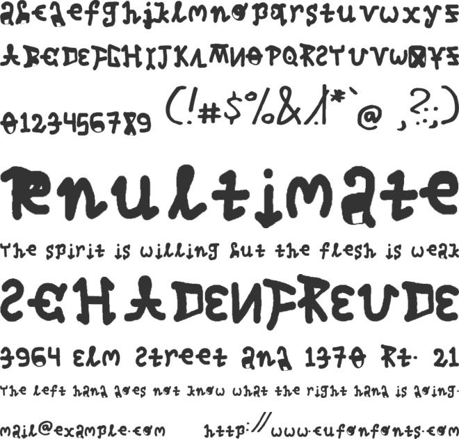 Special Simply font preview