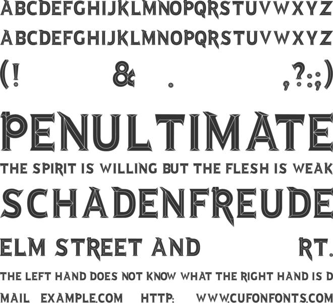 JMH Rastan Black font preview