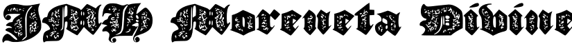 JMH Moreneta Divine Old Regular font