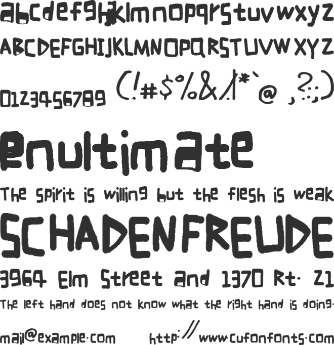 super simply font preview