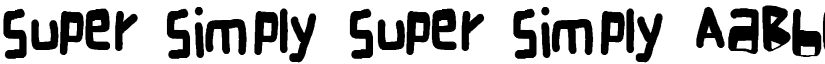 super simply super simply font