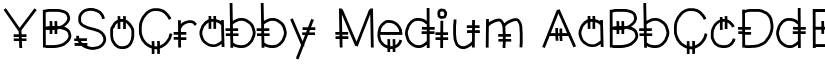 YBSoCrabby font download