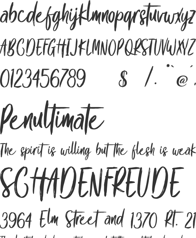 Sexy Queen font preview