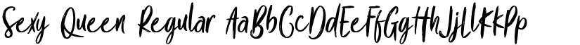 Sexy Queen Regular font