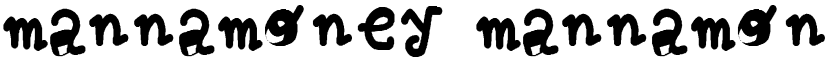 mannamoney font download