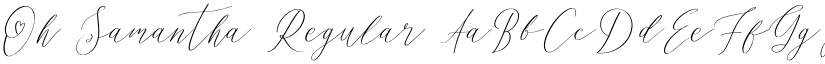 Oh Samantha Regular font