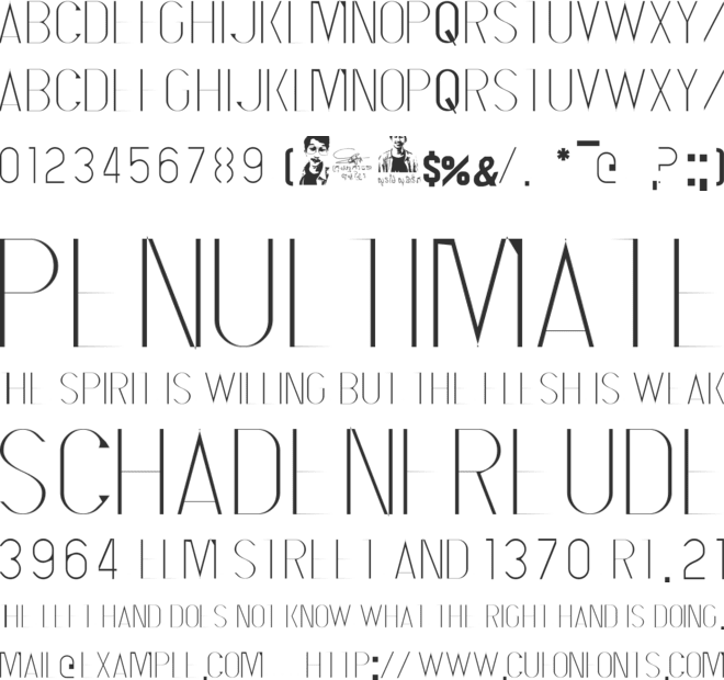 S-PHANITH_FTHIN font preview