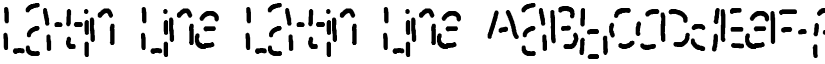 Latin Line Latin Line font