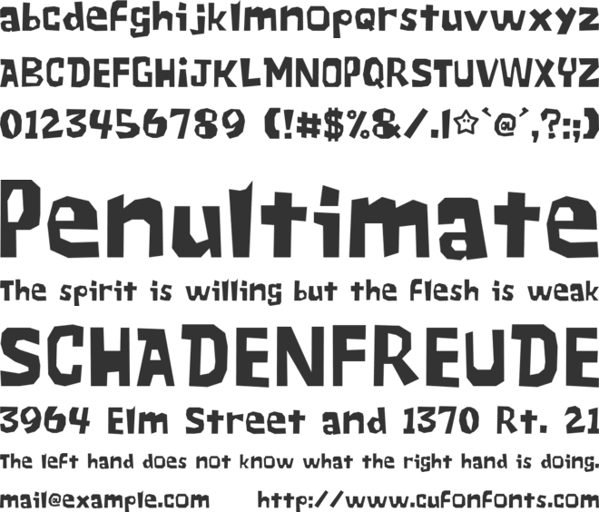 Hawaiian Kids font preview