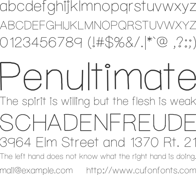 YBSimplyIrresistible font preview
