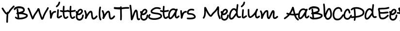 YBWrittenInTheStars font download
