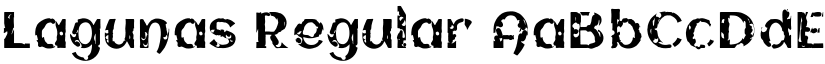 Lagunas Regular font