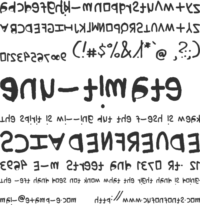 mannatypo font preview