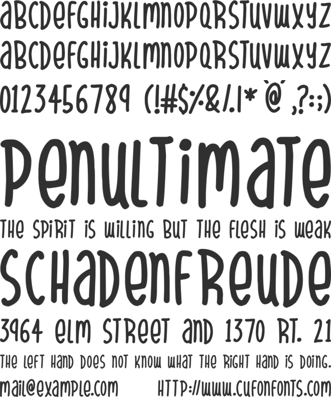 Sparkly Hearts font preview