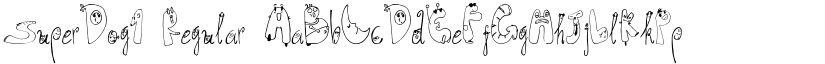 SuperDog1 Regular font