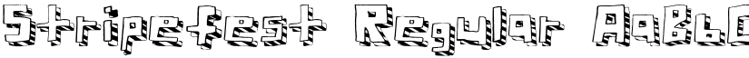 Stripefest Regular font