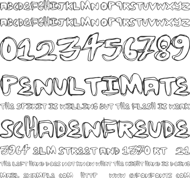 StoryTime font preview