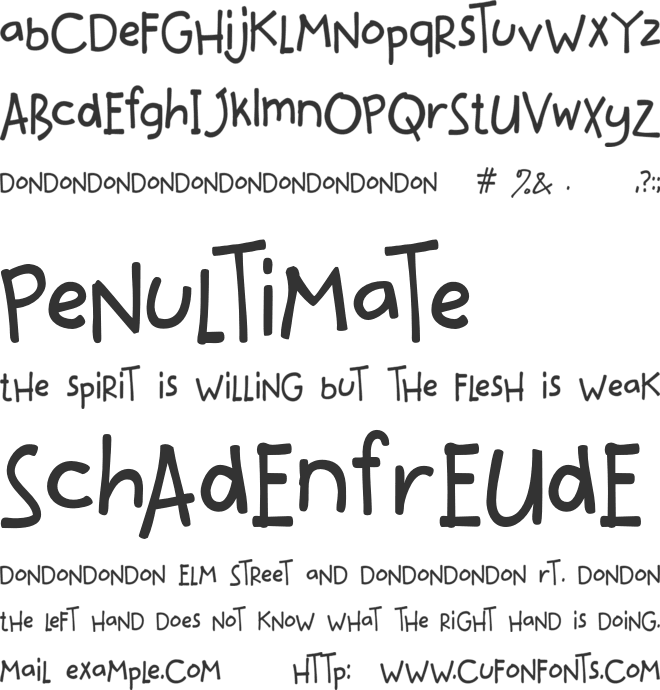 katkat_scrambled font preview
