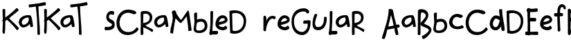 katkat_scrambled Regular font