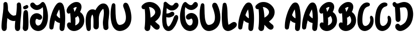 HIJABMU Regular font