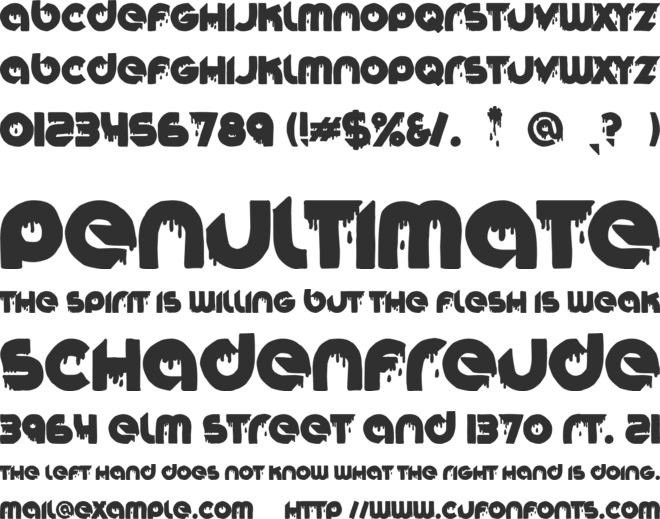 Humanoide 2014 font preview