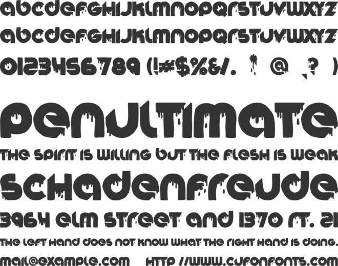 Humanoide 2014 font preview
