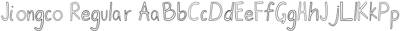 Jiongco font download