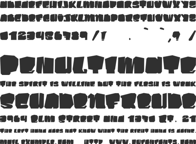 Kosmo Cat font preview