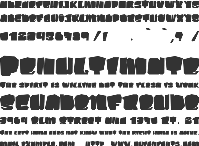 Kosmo Cat font preview