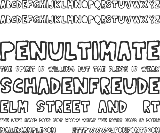IndernikGold font preview