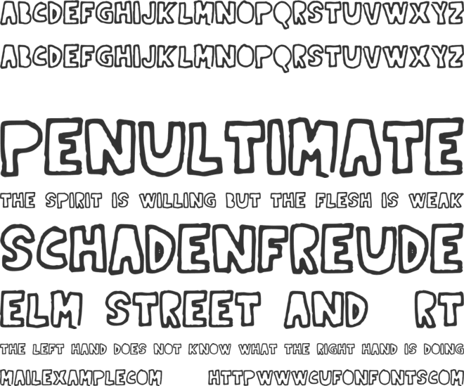 IndernikGold font preview