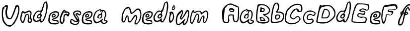 Undersea Medium font