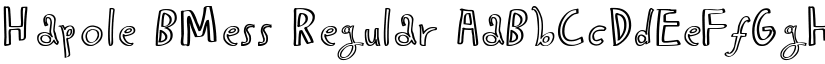 Hapole BMess font download