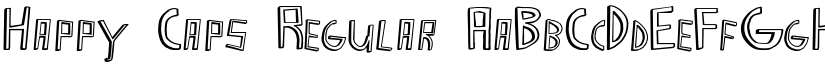 Happy Caps Regular font