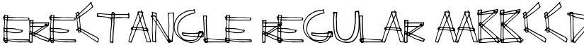 ErectAngle Regular font