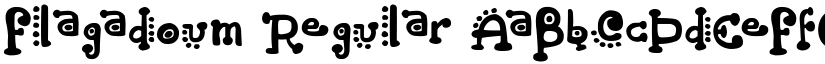 Flagadoum Regular font
