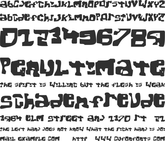 Jope font preview