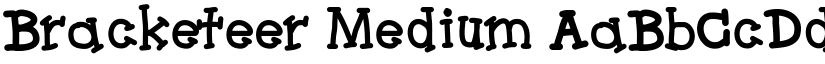 Bracketeer Medium font