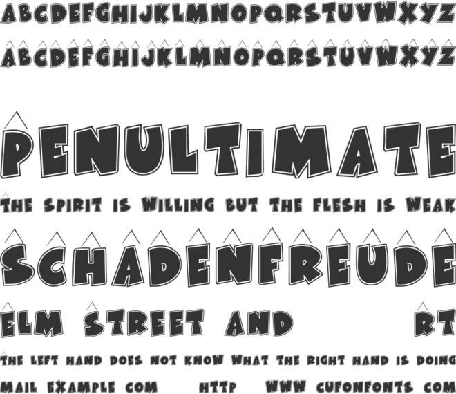 KR Bad Kitty font preview