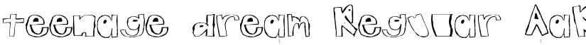 teenage dream font download