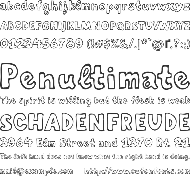 Mirvoshar font preview