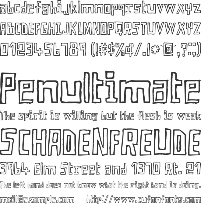 MY_EYES_ARE_TWICE_SM font preview