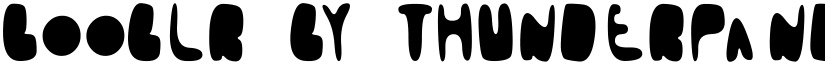 Booblr by Thunderpanda Regular font