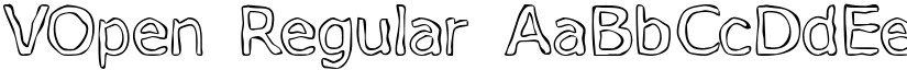 VOpen Regular font