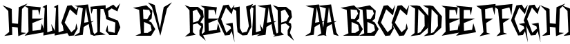 Hellcats BV Regular font